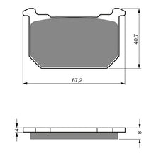 Load image into Gallery viewer, GOLDfren Brake Pads Sintered Sports GF127 - S3 ( PH14 )