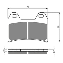 Load image into Gallery viewer, GOLDfren Brake Pads Sintered Sports GF141 - S3 ( PH223 )