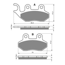 Load image into Gallery viewer, GOLDfren Brake Pads Sintered Sports GF174 - S3 ( PH250 )