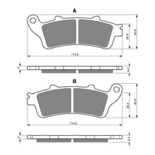 Load image into Gallery viewer, GOLDfren Brake Pads Sintered Sports GF178 - S3 ( PH247 )