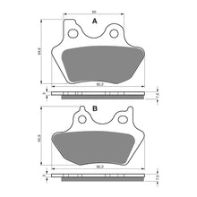 Load image into Gallery viewer, GOLDfren Brake Pads Sintered Sports GF181 - S3 ( PH279 / PH347 )