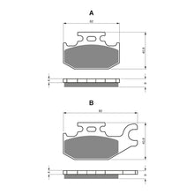 Load image into Gallery viewer, GOLDfren Brake Pads Off-Road Racing GF182 - K5 ( PR283 )