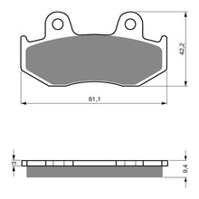 Load image into Gallery viewer, GOLDfren Brake Pads GF188 - S3