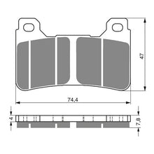 Load image into Gallery viewer, GOLDfren Brake Pads Sintered Sports GF214 - S3 ( PH342 )