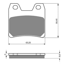 Load image into Gallery viewer, GOLDfren Brake Pads Sintered Sports GF222 - S3 ( PH308 )
