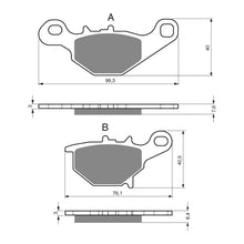 Load image into Gallery viewer, GOLDfren Brake Pads Off-Road Racing GF226 - K5 ( PR348 )