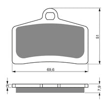 Load image into Gallery viewer, GOLDfren Brake Pads GF233 - S3