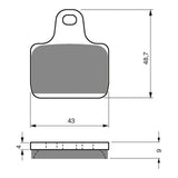 GOLDfren Brake Pads GF239 - S3