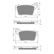 Load image into Gallery viewer, GOLDfren Brake Pads Sintered Sports GF242 - S3 ( PH381 )