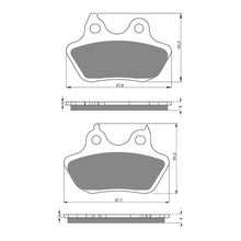 Load image into Gallery viewer, GOLDfren Brake Pads Sintered Sports GF244 - S3 ( PH379 )