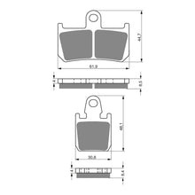 Load image into Gallery viewer, GOLDfren Brake Pads GF246 - GP5