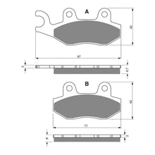 Load image into Gallery viewer, GOLDfren Brake Pads Sintered Sports GF247 - S3 ( PH251 )