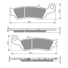 Load image into Gallery viewer, GOLDfren Brake Pads Off-Road Racing GF248 - K5 ( PR392 )
