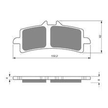 Load image into Gallery viewer, GOLDfren Brake Pads GF258 - S33