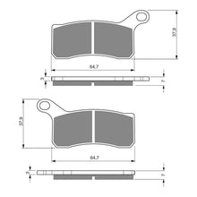 Load image into Gallery viewer, GOLDfren Brake Pads Off-Road Racing GF261 - K5 ( PR402 )