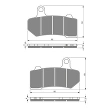 Load image into Gallery viewer, GOLDfren Brake Pads Sintered Sports GF271 - S3 ( PH353 )