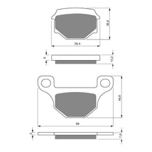 Load image into Gallery viewer, GOLDfren Brake Pads Sintered Sports GF289 - S3 ( P130 )