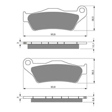 Load image into Gallery viewer, GOLDfren Brake Pads Sintered Sports GF292 - S3 ( PH323 )