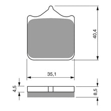 Load image into Gallery viewer, GOLDfren Brake Pads GF304 - S33
