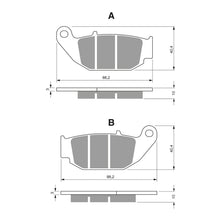 Load image into Gallery viewer, GOLDfren Brake Pads Sintered Sports GF311 - S3 ( PH459 )