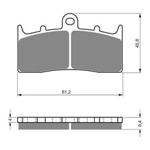 Load image into Gallery viewer, GOLDfren Brake Pads Sintered Sports GF318 - S3 ( PH448 )