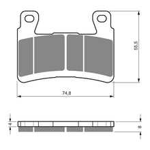 Load image into Gallery viewer, GOLDfren Brake Pads Sintered Sports GF324 - S3 ( PH273 )