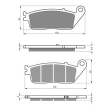 Load image into Gallery viewer, GOLDfren Brake Pads GF333 - S3