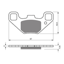 Load image into Gallery viewer, GOLDfren Brake Pads GF342 - K5