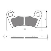 Load image into Gallery viewer, GOLDfren Brake Pads Off-Road Racing GF343 - K5 ( PR397 )