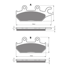 Load image into Gallery viewer, GOLDfren Brake Pads Off-Road Racing GF345 - K5