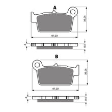 Load image into Gallery viewer, GOLDfren Brake Pads GF346 - K5