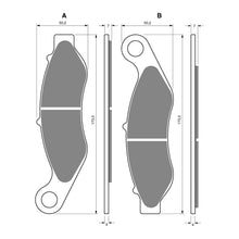 Load image into Gallery viewer, GOLDfren Brake Pads Sintered Sports GF352 - S3 ( P471 )