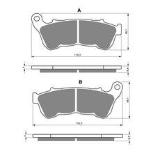 Load image into Gallery viewer, GOLDfren Brake Pads Sintered Sports GF359 - S3 ( P468 )