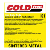 GOLDfren Brake Pads GF375 - K1