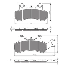 Load image into Gallery viewer, GOLDfren Brake Pads GF378 - K1