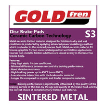 Load image into Gallery viewer, GOLDfren Brake Pads Sintered Sports GF387 - S3