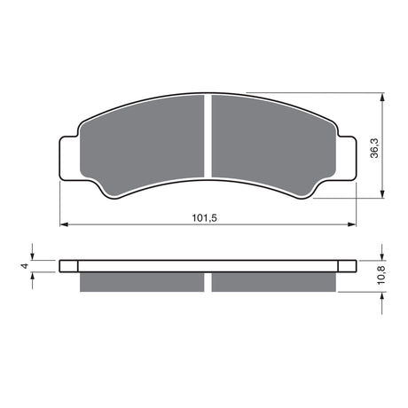 GOLDfren Brake Pads Off-Road Racing GF389 - K5