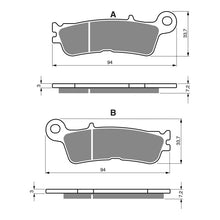 Load image into Gallery viewer, GOLDfren Brake Pads GF403 - K5