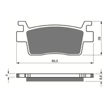Load image into Gallery viewer, GOLDfren Brake Pads Off-Road Racing GF411 - K5