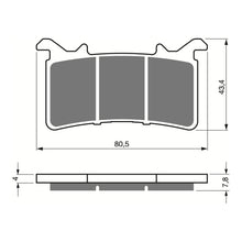 Load image into Gallery viewer, GOLDfren Brake Pads Sintered Sports GF415 - S3