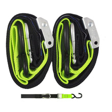 Load image into Gallery viewer, Gorillas Grip Tie Down 38mm S-Hook - Black / Green Loop