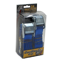 Load image into Gallery viewer, Gorillas Grip Tie Down 38mm S-Hook - Black / Blue Loop