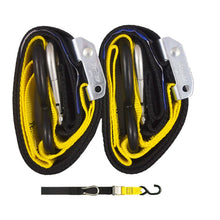 Load image into Gallery viewer, Gorillas Grip Tie Down 38mm S-Hook - Black / Yellow Loop