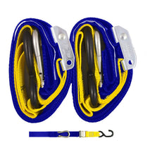 Load image into Gallery viewer, Gorillas Grip Tie Down 38mm S-Hook - Blue / Yellow Loop