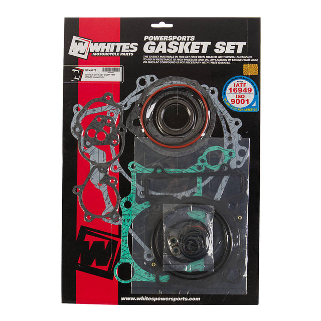 Whites Gasket Set Complete Yamaha YFM450 Kodiak '03-'14