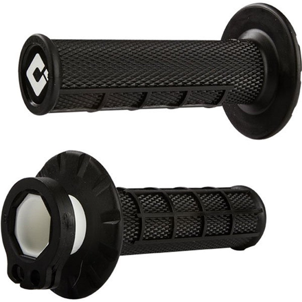 ODI Half Waffle Lock On Grips Black Soft 2T / 4T