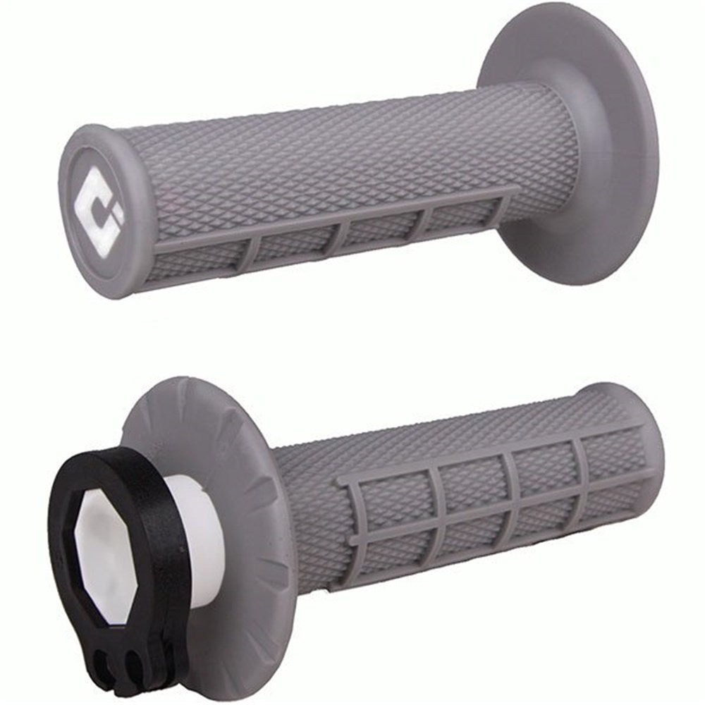 ODI Half Waffle Lock On Grips Grey Soft 2T / 4T