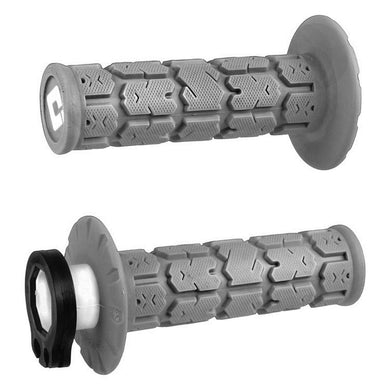 ODI MX Rogue Lock On Grips Grey 2T / 4T