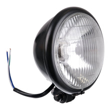 Load image into Gallery viewer, Whites Headlight Bates 5 3/4 Bottom Mount H4 60/55W Black