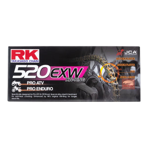 RK Chain 520EXW-120L X-RING (Up to 750cc)